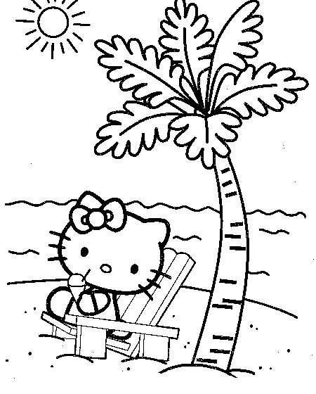 Hello Kitty kolorowanki